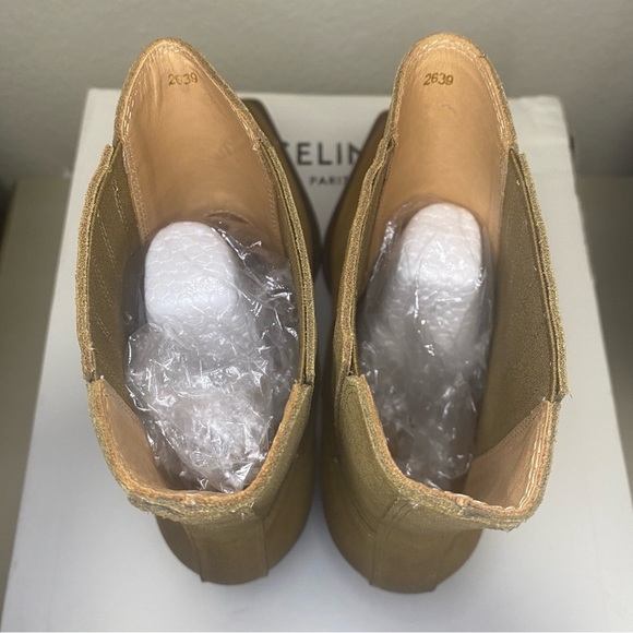NIB CELINE TRIOMPHE CRUISER BOOTS CHELSEA BOOT IN SUEDE CALFSKIN - SIZE 41 - Picture 12 of 16